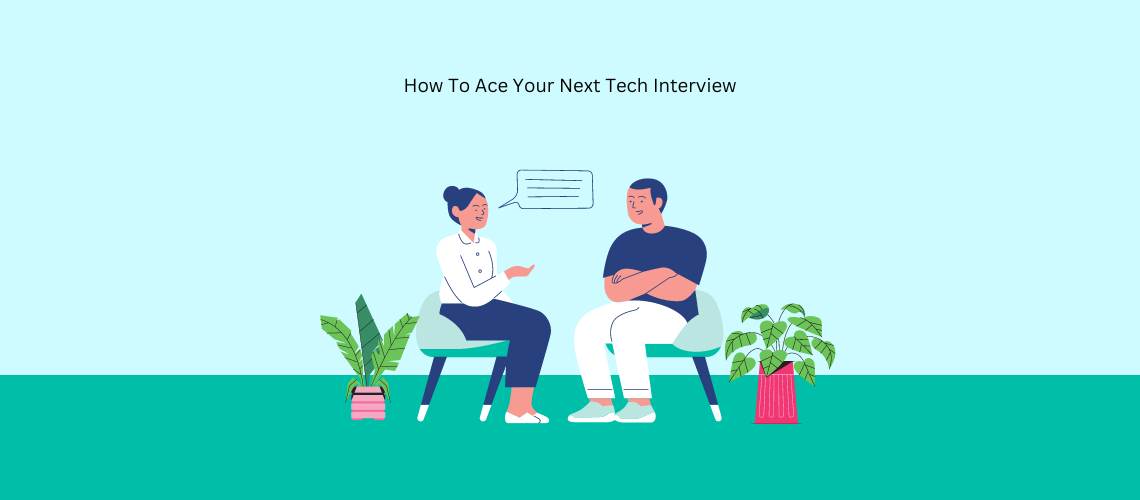 Colorful Interview Tips Illustration Instagram Post (1140 × 500px)